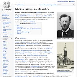 Wladimir Grigorjewitsch Schuchow