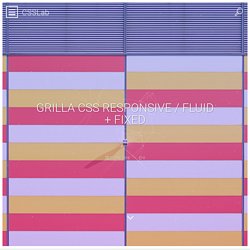 Grilla CSS Responsive / Fluid + Fixed