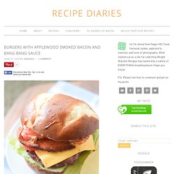 Grilled Burgers with Applewood Smoked Bacon - Recipe Diaries