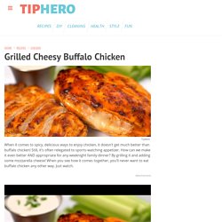 Grilled Cheesy Buffalo Chicken