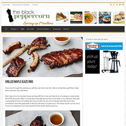 Grilled Maple Glaze Ribs