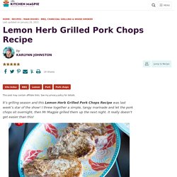 Lemon Herb Grilled Pork Chops Recipe