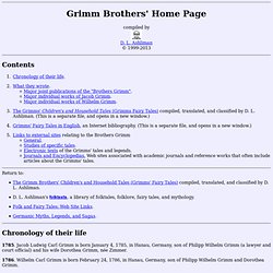 Grimm Brothers' Home Page