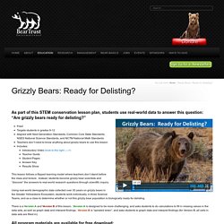 Grizzly Bears: Ready for Delisting?