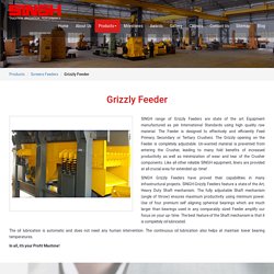 Grizzly Feeder Crusher manufacturer & Supplier in Nashik - Singh Crusher