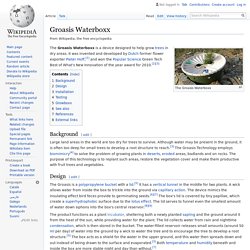 Groasis Waterboxx - Wikipedia