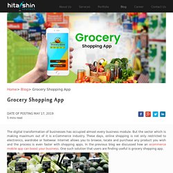 Grocery Shopping App