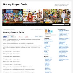 Grocery Coupon Facts - Grocery Coupon Guide