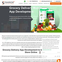 Grow Your Grocery Business With On-Demand Mobile App