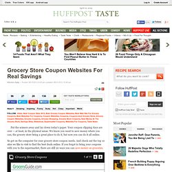 Grocery Store Coupon Websites For Real Savings