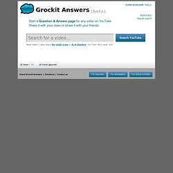 Grockit Answers