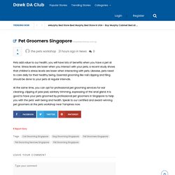 Pet Groomers Singapore – Dawk DA Club