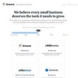 Groove Small Business Stack