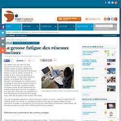 La grosse fatigue des réseaux sociaux