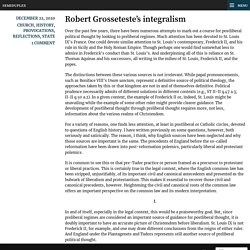 Robert Grosseteste’s integralism – Semiduplex