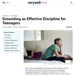 7 Ways to Make Grounding Your Teen Effective Discipline