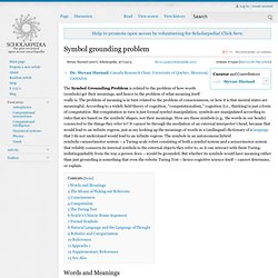 Symbol grounding problem