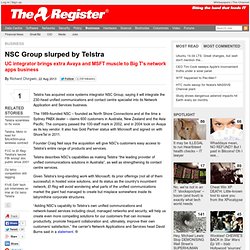 NSC Group slurped by Telstra