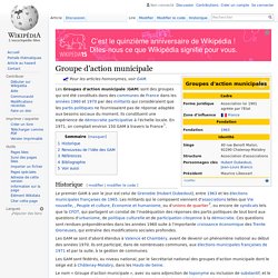 Groupe d'action municipale. Wikipédia.