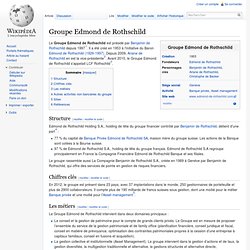 1953 Groupe Edmond de Rothschild