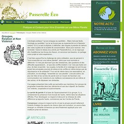 Groupes, Relation et Non Violence - Passerelle Eco - Ecovillage Global et Permaculture