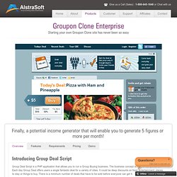 Groupon Clone script - Group Buy software