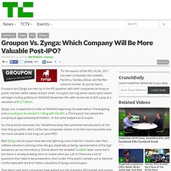 Groupon Vs. Zynga: Which Company Will Be More Valuable Post-IPO?