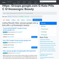 Https: Groups.google.com G Keto Pills C G14ooeeognc