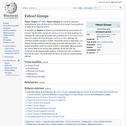Yahoo! Groups - Wikipedia, la enciclopedia libre [UNAB]