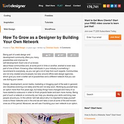 How To Grow as a Designer By Building Your Own Network