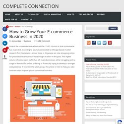 How to Grow Your E-commerce Business in 2020