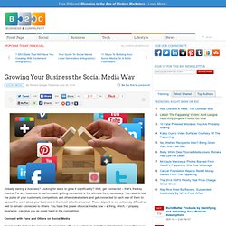 Growing Your Business the Social Media Way