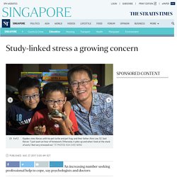Study-linked stress a growing concern, Education News