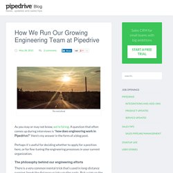 How We Run Our Growing Engineering Team at Pipedrive