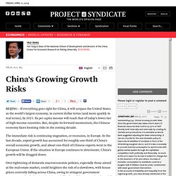 "China’s Growing Growth Risks" by Yao Yang