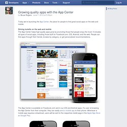Growing quality apps with the App Center