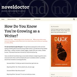 How Do You Know You’re Growing as a Writer?