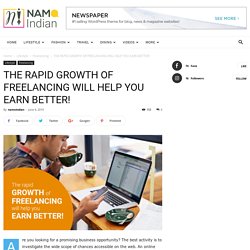 THE RAPID GROWTH OF FREELANCING - NAMO INDIAN
