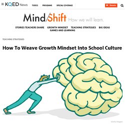How To Weave Growth Mindset Into School Culture