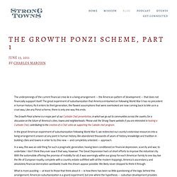 The Growth Ponzi Scheme, Part 1