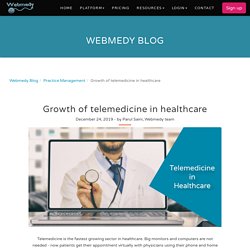 Growth of telemedicine in healthcare