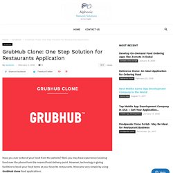 Food Delivery App Like GrubHub