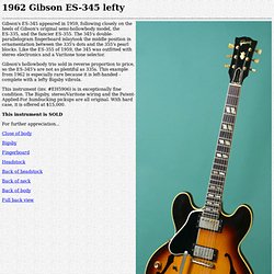 Guitars Lefty Gibson ES-345