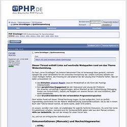 Quellensammlung - php.de