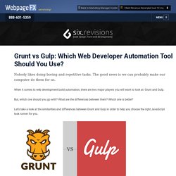 Web Development Build Automaton Tools