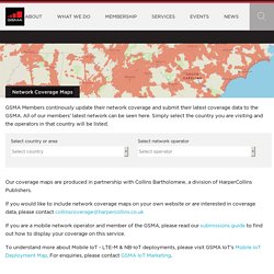 GSMA - Network Coverage Maps