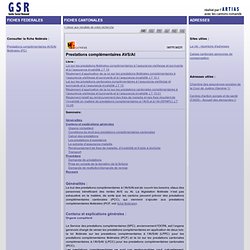 GSR - Guide Social Romand