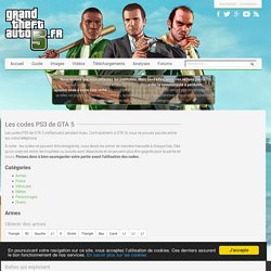 GTA 5 : les codes PS3