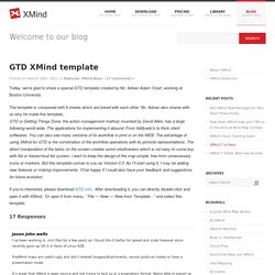 Blog Archive » GTD XMind template