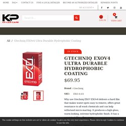Gtechniq EXOv4 Ultra Durable Hydrophobic Coating – KP Car Care